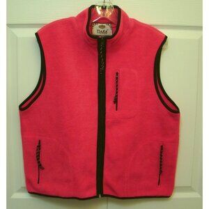 Tiara Pink Fleece Style Vest, XL
